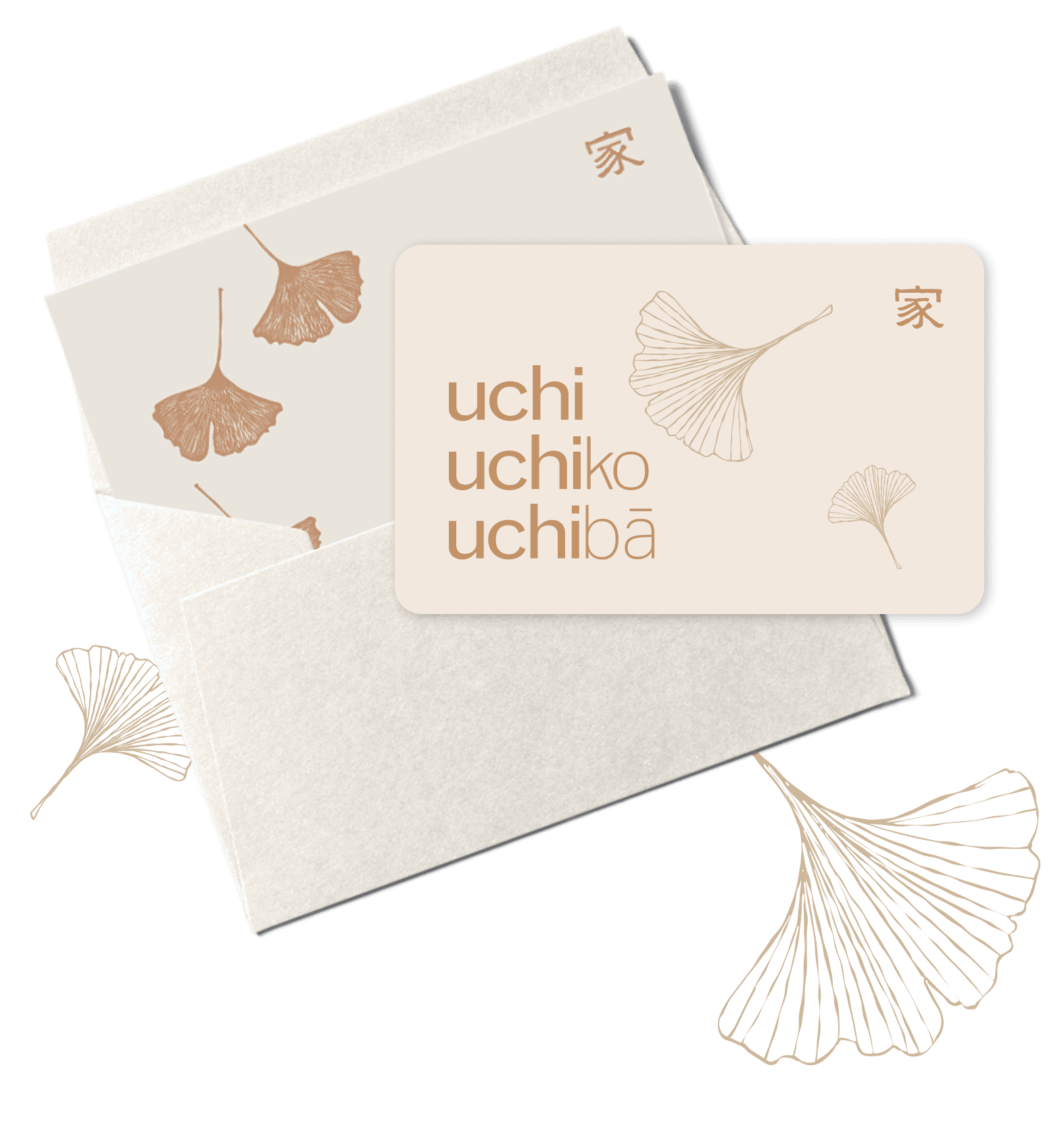 An envelope containing a gift card that can be redeemed at Uchi, Uchiko, or Uchiba.